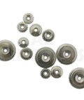 Clock Hand Nuts For Hermel Metric And American Sizes Mixed Pack Handy Clockmaking Parts For Repairs Durable Silver Finish