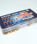 Ceramic Capacitor Assortment Kit With 700 Pcs In Box, Ranging From 0.1uF 100nF To 10uF Across 10 Value Types