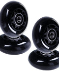 64mm Inline Skate Wheels 64x24mm Replacement With Bearings For Roller Hockey And Everyday Skating 4 Pack 85A High Rebound PU ABEC 9
