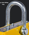 Built Like A Tank Permanent Magnetic Lifter With Quick Release Lever Crushing Up To Two Thousand Two Hundred Pounds alloy steel lifting ring close-up
