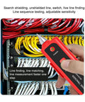 Wire Tracer Receiver Kit And Network Cable Tester Line Finder for Pro Grade Telephone Line Maintenance testing cables in a network panel