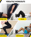 Hamstring Curl Strap With Built In Fitness Knee Mat For Home Gym, Holds Up To 420 Pounds used for various workouts