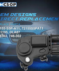 Honda Left Front Driver Side Power Door Lock Actuator Replacement For CR V Civic Accord Element Odyssey Pilot RSX 2001 Through 2011 Fits Two Door Cars