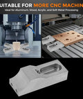 Low Profile Side Clamp Vise Set 2Pcs With Arc Shaped M8 Clamping Jaw S136H Die Steel Construction in CNC milling setup