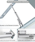 12V Heavy Duty Linear Actuator 330LBS 1500N 8 Inch 200mm Travel Quiet IP65 Electric Actuator with brackets installed on window