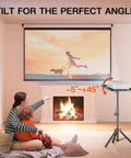 Heavy Duty Projector Stand With Adjustable Height From 22 To 36 Inches Portable Tripod Floor Stand For Office Home Stage And Studio