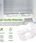 Six Pack Cordless Honeycomb Shade Lift Handles Replacement Parts Easy Install For Top Down Bottom Up Blinds demonstration