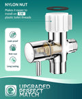 Handheld Bidet Sprayer for Toilet with Adjustable Water Pressure Hose Included No Wipe Needed T-valve installation guide