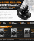 Straight Drop In Vacuum Power Brake Booster Replacement Fits 1995 1997 Chevy Blazer S10 GMC Jimmy Sonoma Hombre Bravada Heavy Duty unit tested for safety and reliability.