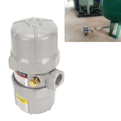 Automatic Drain Valve For Pneumatic Systems With Built Tough Aluminum Alloy Body And Adjustable Drain Frequency 0 To 16 Bar
