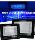 JUDYSSY 50W 100W 150W Led Uv Floodlight Ac220 Party Ambient Black Light 395Nm 400Nm Ip66 Waterproof Ultraviolet Stage Lamp with bright LED design.