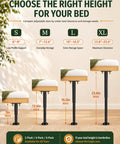 Solid As A Rock Adjustable Metal Bed Support Legs 4 Pack Heavy Duty Center Pillars with adjustable height options 6 to 23.6 inches.