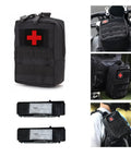 Two Pack Gen 4 Tactical Tourniquets With Metal Twisting Rods, 1.5 Inch Compression Band, No Nonsense EMT Ready IFAK Pouch