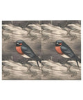Blank 4x6 Greetings Card With Envelopes Featuring Graphite Barn Swallow Artwork Thank You Notes For All Occasions On White 15pt Card Stock With Subtle Glitter Accents Great For Christmas Holidays Birthdays Graduations Anniversaries