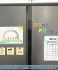 12 Pack Magnetic Sign Holders 8.5 X 11 Inches Rigid Clear Sheet Protectors Fridge Ready