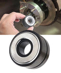 Wheel Stud Installer Tool for Cars and Light Trucks, Pro Grade Carbon Steel, close-up view with hand showing tool use