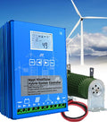 Beast 15000W Wind Solar Hybrid Charge Controller For 12V/24V Systems With MPPT Boost, LCD Display, and wind turbine