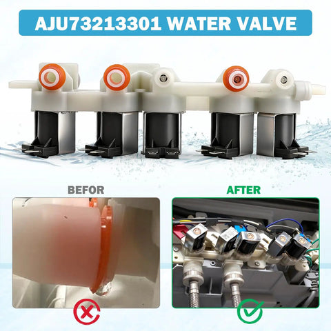 Washer Water Inlet Valve Replacement With Easy Install And Durable Build For No Fuss Water Flow Across Wash Cycles Compatible With WT7200CW