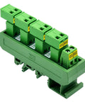 Compact 5x2 Pluggable Screw Terminal Block Distribution Module For DIN Rail Mount, 10A At 300V Per Channel, Durable 5.08mm Pitch