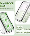 36 Piece Plastic Food Storage Containers With Lids For Pantry And Kitchen Organization A Must Have BPA Free Leak Proof