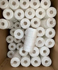 Oily PTFE Thread Seal Tape For Natural Gas 5 Rolls 25mm By 0.2mm High Temp Resistance Up To 260C Tight Seal On Gas Lines