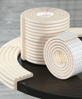 Slick Baby Edge Guard And Corner Protector With Heavy Duty NBR Foam No Sweat PreTaped Adhesive For Foolproof Setup, 78-inch roll.