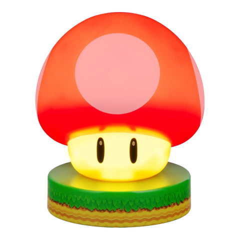 Super Mushroom Icon Light For Gamers Inspired By Nintendo Mario Series Battery Powered Night Light With Warm Glow For Nightstand