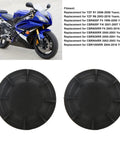 Headlight Dust Cap Direct Replacement For YZF R1 2006 2008 And CBR600F F4 1999 2000 shown with compatible motorcycle