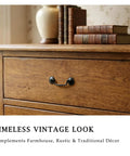 Vintage Oil Rubbed Bronze Bail Drawer Pulls Set Of 6 on wooden dresser