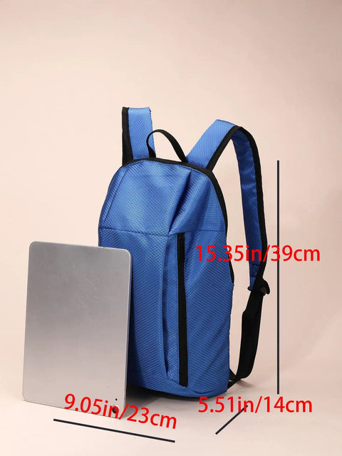 Blue Ultra Light 12L Bike Backpack For Mountain Biking And All Day Adventures, Super Slim 134g Pack With Main Compartment
