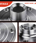 Close-up of Beefy Front Wheel Hub Assembly Pair For Volkswagen Passat 1998-2005 And Audi A4 1997-2002 Quattro Direct Fit Replacement