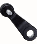 Close-up of a pitman arm from 13Piece 4WD Front Suspension Kit With Ball Joints Tie Rod Ends Control Arms Pitman Arm And 4 Groove Spline Fit Chevrolet Silverado 2500 2500HD 3500 From 1999 Through 2010 Heavy Duty Upgrade For Tougher Ride And Improved Steering
