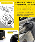 Steering Tube Cable Grease Nut With Seven Eighths Inch Thread For Outboard Hydraulic Steering Systems, Double High Pressure O Ring Seal, Compatible With OMC 2861 FSM068, Lubricates, Cleans, And Seals All Cable And Side Mount Hydraulics