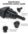 All In One Windshield Washer Nozzles Kit Replacement For 08 17 Dodge Grand Caravan 11 17 Ram 1500 2500 And Chrysler Jeep OEM 4805742AB specifications
