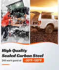 14 Inch 24 Pound Gas Struts Two Pack Smooth As Butter Lift Support For Truck Camper Shell Tool Box And Cabinet Lid installed.