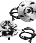 4WD Wheel Bearing Hubs Kit For Jeep Commander 2006 2010 And Grand Cherokee 2005 2010 Front And Rear Hub Bearings With 20 Chrome Lug Nuts ABS Compatible 4x4 Replacement Kit For A Smooth Ride And Precise Steering