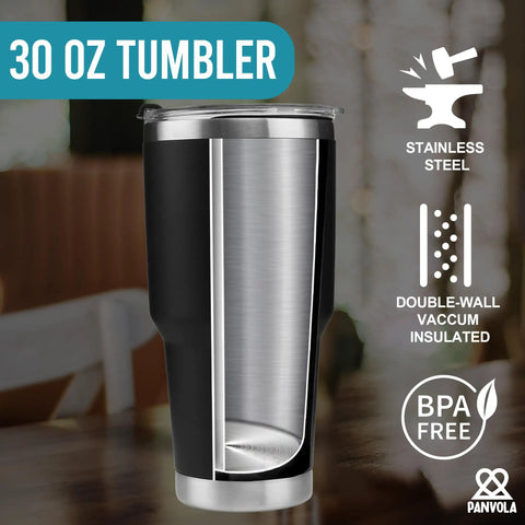 Engineer Definition Gift For Engineers And Engineering Students Cool Nerdy 30 Oz Stainless Steel Vacuum Insulated Tumbler shown with straw and lid.