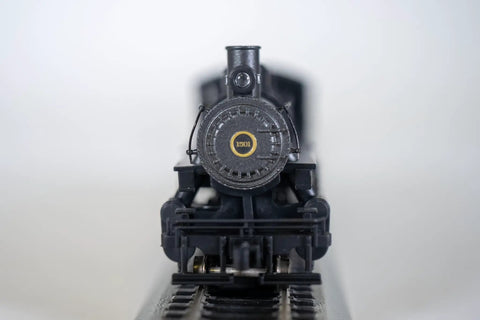 Front view of the Two Six Two Steam Locomotive With Smoke Unit And Tender For HO Scale Boston And Maine Railroad Model Dope