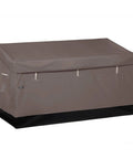 Ravenna 133 Gallon Water Resistant Deck Box For Outdoor Storage Weatherproof Patio Chest with steel frame and fabric cover