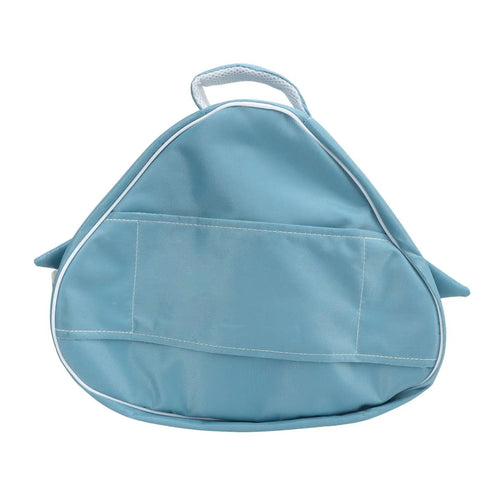 Regulator Dive Bag With Massive Capacity And Foam Padding For Safe Travel, Easy Carry Design, Blue Whale Shark Pattern Back View
