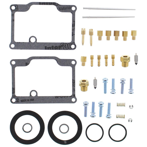 Carburetor Rebuild Kit For 550 Classic ATV Replacement Includes O Rings Gaskets Jets Needle Mixture Screw Float Bowl Screws