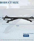 Rear Trailer Power Stabilizer Jack Stand Kit With Electric Switch No Crank Needed Independent Legs Replaces 298707 size chart