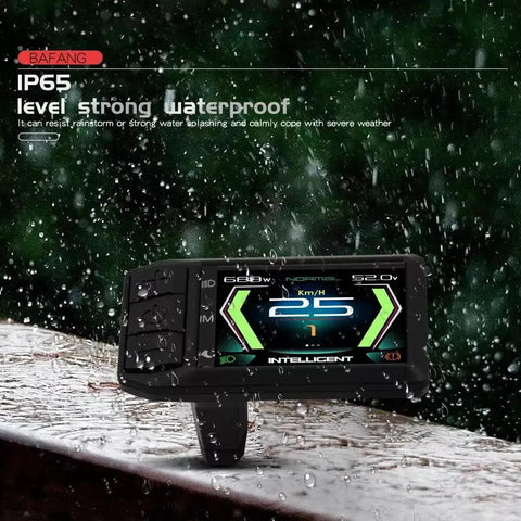600C Electric Bike Display Panel Waterproof Meter Control Unit Plug And Play Replacement For 24V To 52V Systems With UART Protocol
