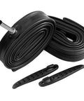 Road Bike Inner Tubes 700X28-32C With 60mm Presta Valve, Premium Butyl Rubber, 2 Pack Includes Two Tire Levers