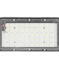 Sanpyl LED Flood Light 50W 12V Outdoor White for Courtyards with clear lens showcasing bright LEDs.