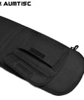 Close-up of Soft Rifle Case With Adjustable Shoulder Sling And External Pocket Durable 44 Inch Long Gun Case for Shotguns and Scoped Rifles