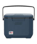 16 Quart Portable Cooler That Keeps Ice Cold For Up To 36 Hours With TempLock Foam Insulation, Leak Resistant handles, front view