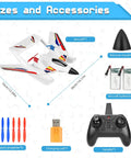 Dope Amphibious RC Plane For Water Land And Air Remote Control Airplane With Two Batteries Two Point Four GHz RTF accessories