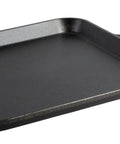Seasoned Cast Iron Square Griddle Pan, 11 Inch Durable Cookware for Pancakes, Eggs, Bacon and Grilling Faves, Oven, Stove, Grill, or Campfire.