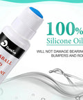 Bottle of Rod Lubricant For Foosball Tables With 100 Percent Silicone No Spill Applicator Helps Reduce Friction Between Rods And Bearings
